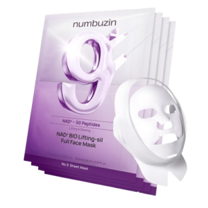 پک ۴ عددی ماسک ورقه‌ای بایو لیفتینگ نامبوزین نامبر ۹ – numbuzin No.9 Bio Lifting Mask